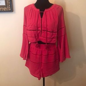 Vacation Sale! Free people 2 piece set. Medium